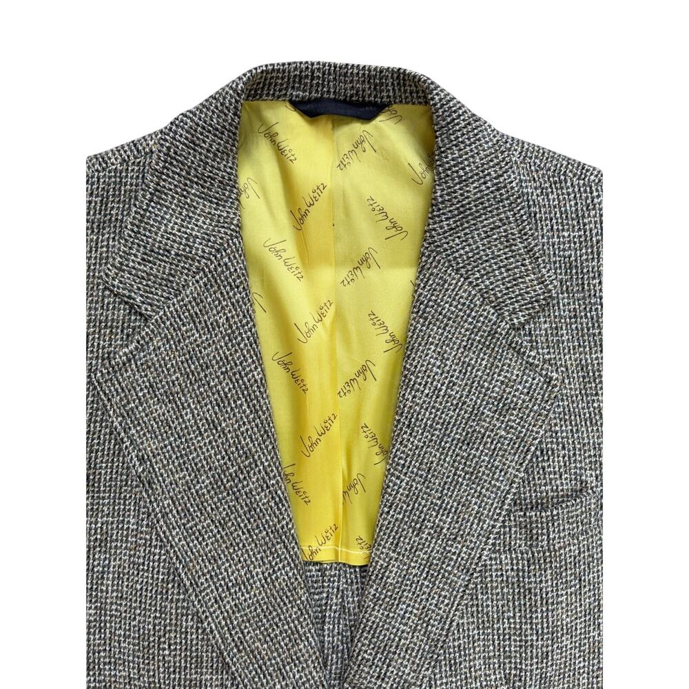 Vintage John Weitz Tweed Blazer, Size XL - Picture 11 of 13